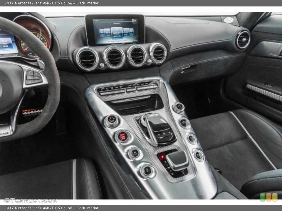 Black Interior Controls for the 2017 Mercedes-Benz AMG GT S Coupe #125178511