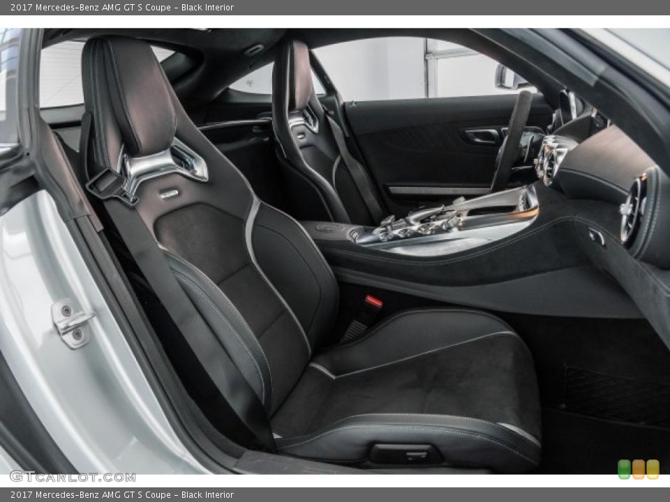 Black Interior Front Seat for the 2017 Mercedes-Benz AMG GT S Coupe #125178523