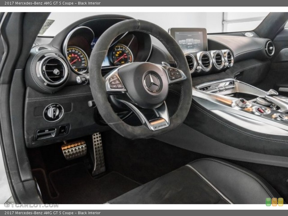 Black Interior Dashboard for the 2017 Mercedes-Benz AMG GT S Coupe #125178907