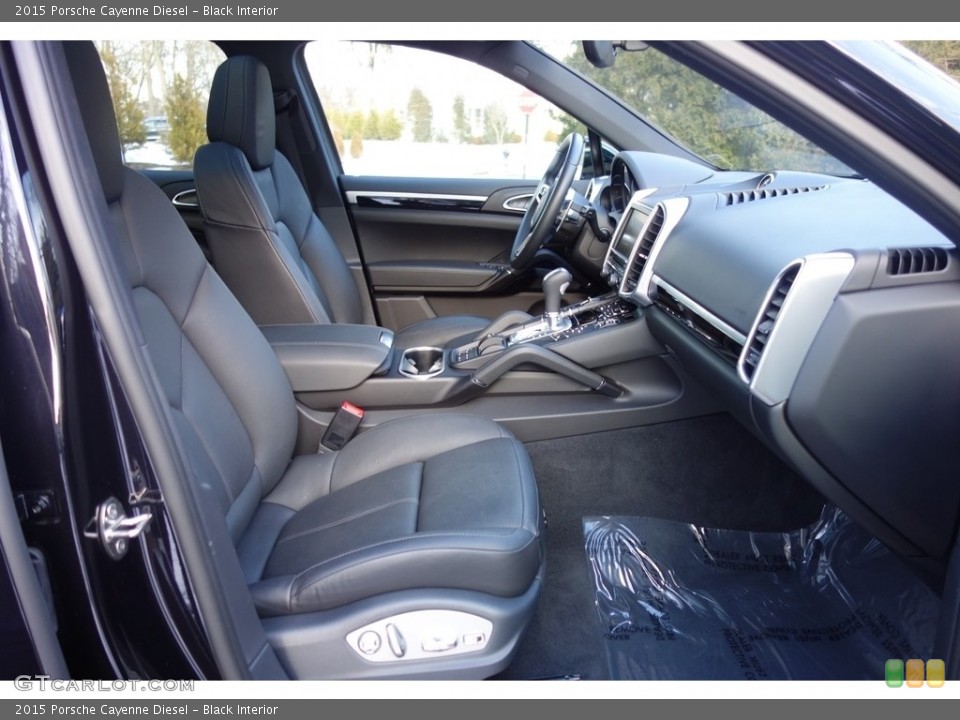 Black Interior Front Seat for the 2015 Porsche Cayenne Diesel #125205174