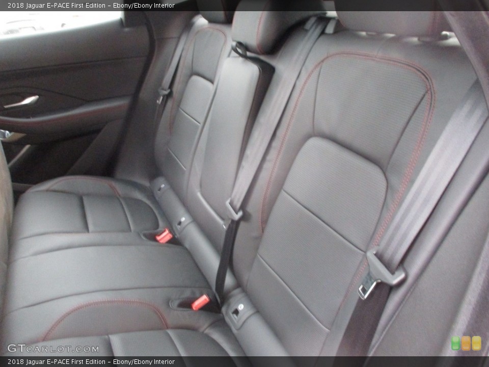 Ebony/Ebony Interior Rear Seat for the 2018 Jaguar E-PACE First Edition #125207008