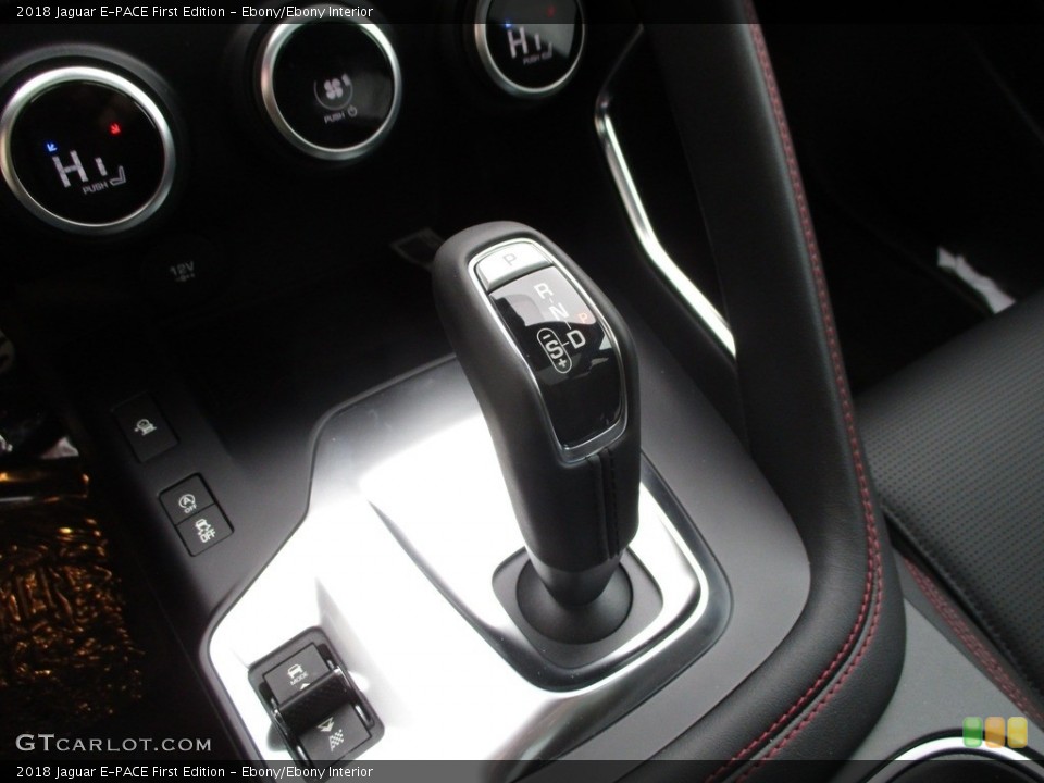 Ebony/Ebony Interior Transmission for the 2018 Jaguar E-PACE First Edition #125207078