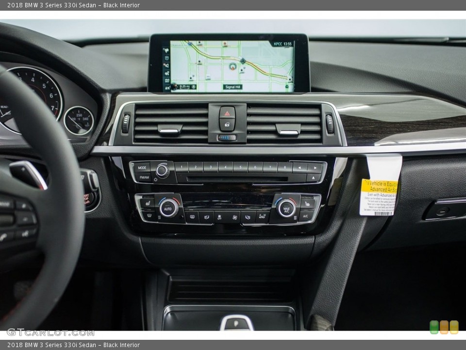 Black Interior Controls for the 2018 BMW 3 Series 330i Sedan #125231177