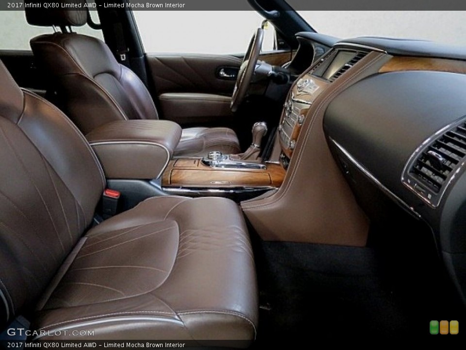 Limited Mocha Brown Interior Front Seat for the 2017 Infiniti QX80 Limited AWD #125232965
