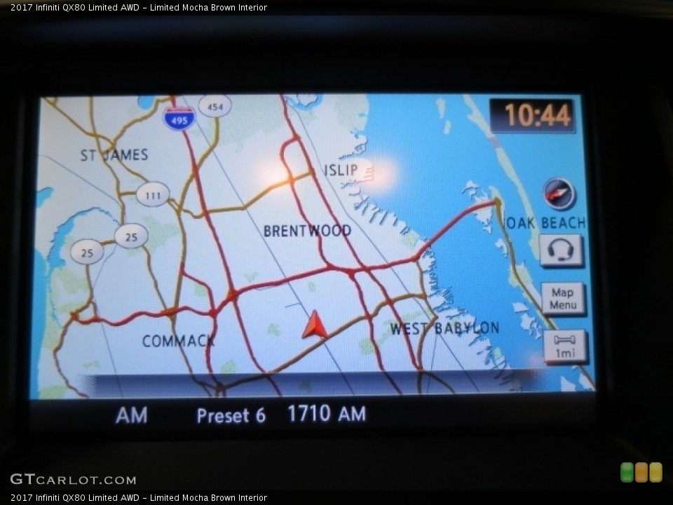 Limited Mocha Brown Interior Navigation for the 2017 Infiniti QX80 Limited AWD #125233127