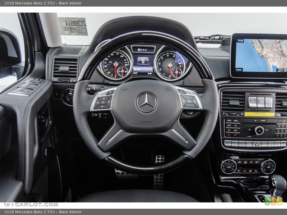 Black Interior Steering Wheel for the 2018 Mercedes-Benz G 550 #125242534