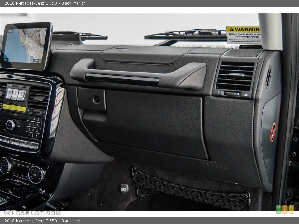 Black Interior Dashboard for the 2018 Mercedes-Benz G 550 #125243378