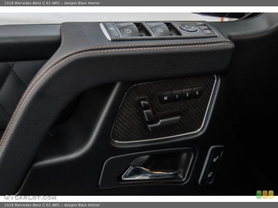 designo Black Interior Controls for the 2018 Mercedes-Benz G 63 AMG #125250193