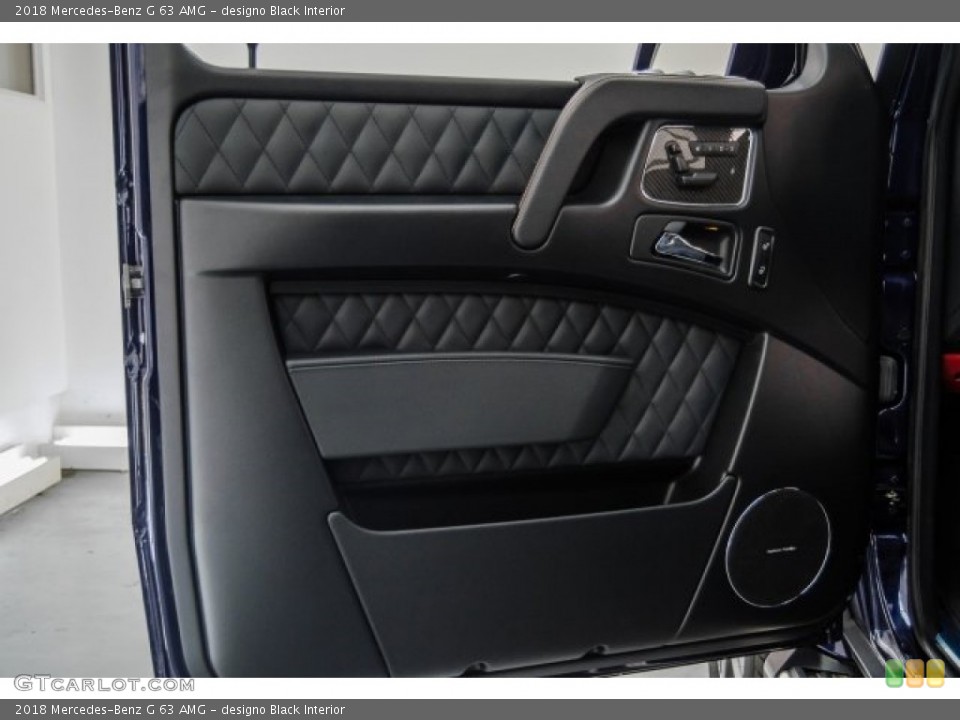 designo Black Interior Door Panel for the 2018 Mercedes-Benz G 63 AMG #125250208