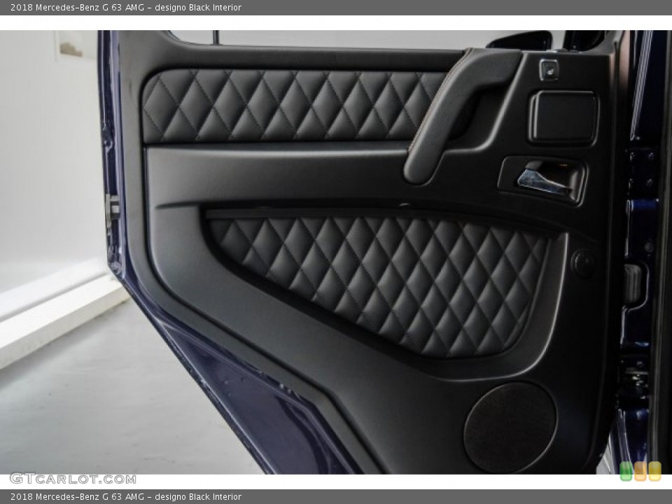 designo Black Interior Door Panel for the 2018 Mercedes-Benz G 63 AMG #125250220