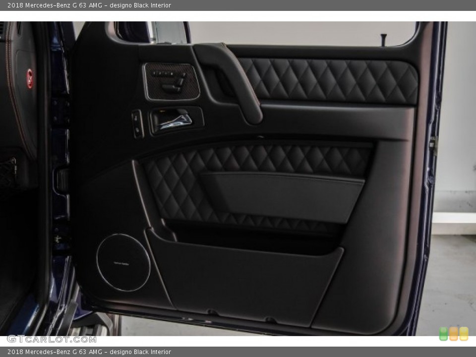 designo Black Interior Door Panel for the 2018 Mercedes-Benz G 63 AMG #125250346