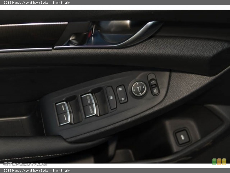 Black Interior Controls for the 2018 Honda Accord Sport Sedan #125263137