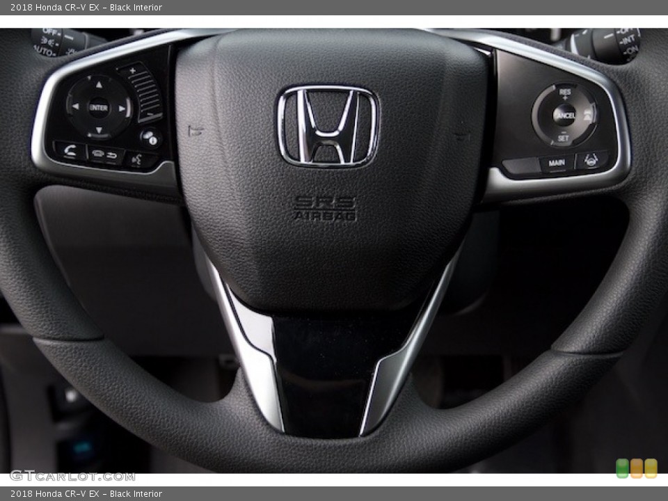Black Interior Steering Wheel for the 2018 Honda CR-V EX #125264150