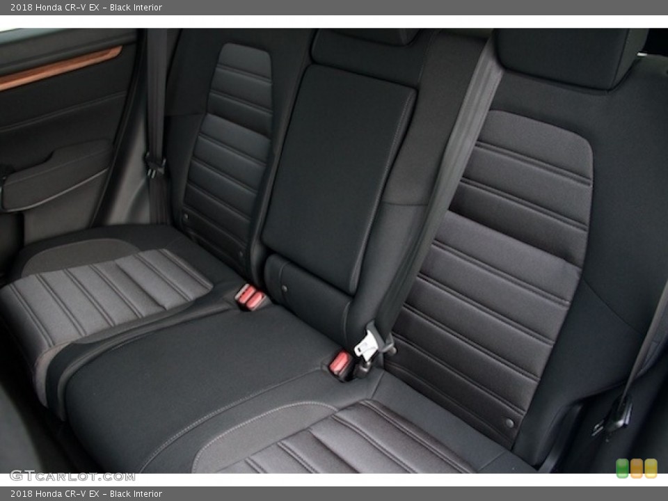 Black Interior Rear Seat for the 2018 Honda CR-V EX #125264243
