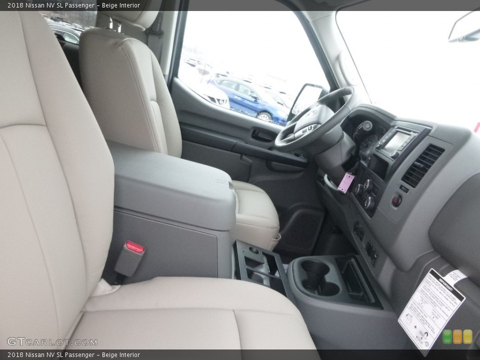 Beige Interior Front Seat for the 2018 Nissan NV SL Passenger #125333171