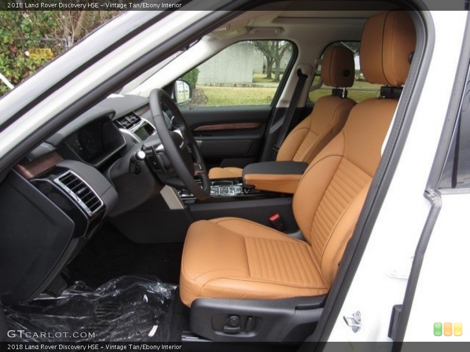 Vintage Tan/Ebony Interior Photo for the 2018 Land Rover Discovery HSE #125338493