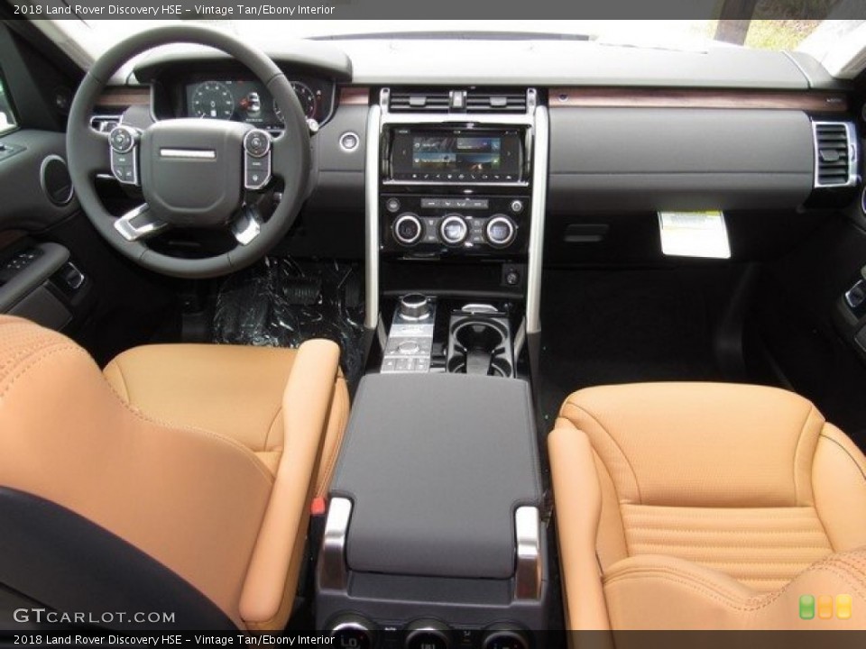 Vintage Tan/Ebony Interior Dashboard for the 2018 Land Rover Discovery HSE #125338511