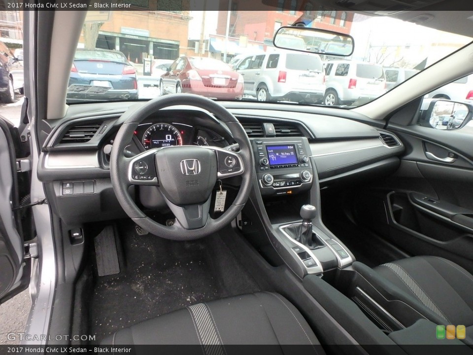 Black Interior Photo for the 2017 Honda Civic LX Sedan #125344605