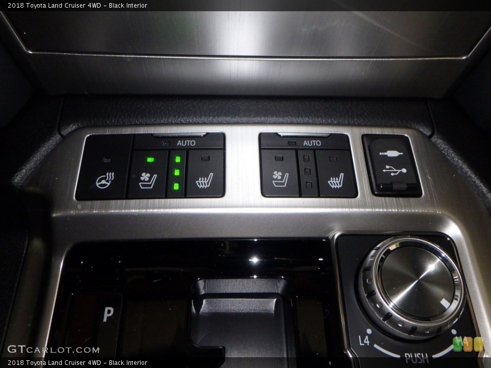 Black Interior Controls for the 2018 Toyota Land Cruiser 4WD #125377116