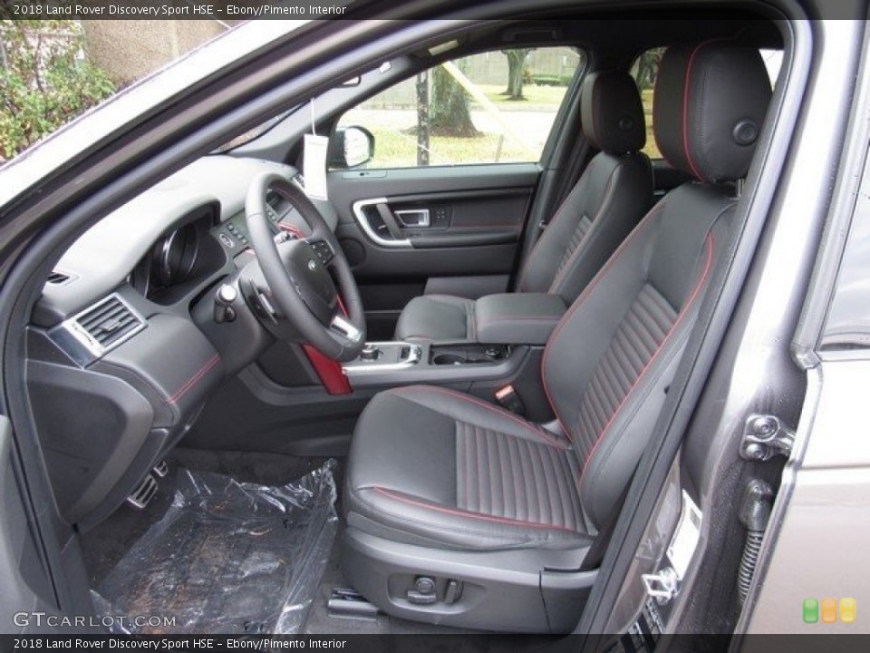 Ebony/Pimento Interior Photo for the 2018 Land Rover Discovery Sport HSE #125384532