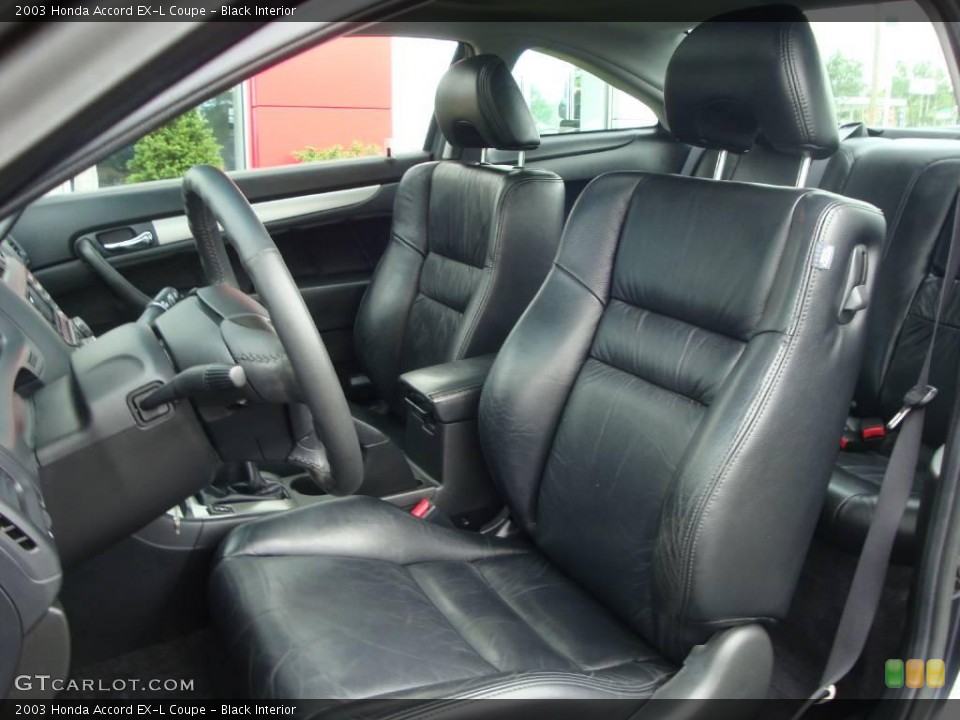 Black Interior Photo for the 2003 Honda Accord EX-L Coupe #12539162
