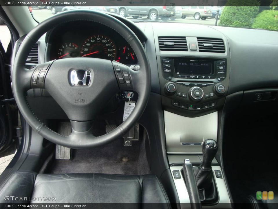 Black Interior Dashboard for the 2003 Honda Accord EX-L Coupe #12539172