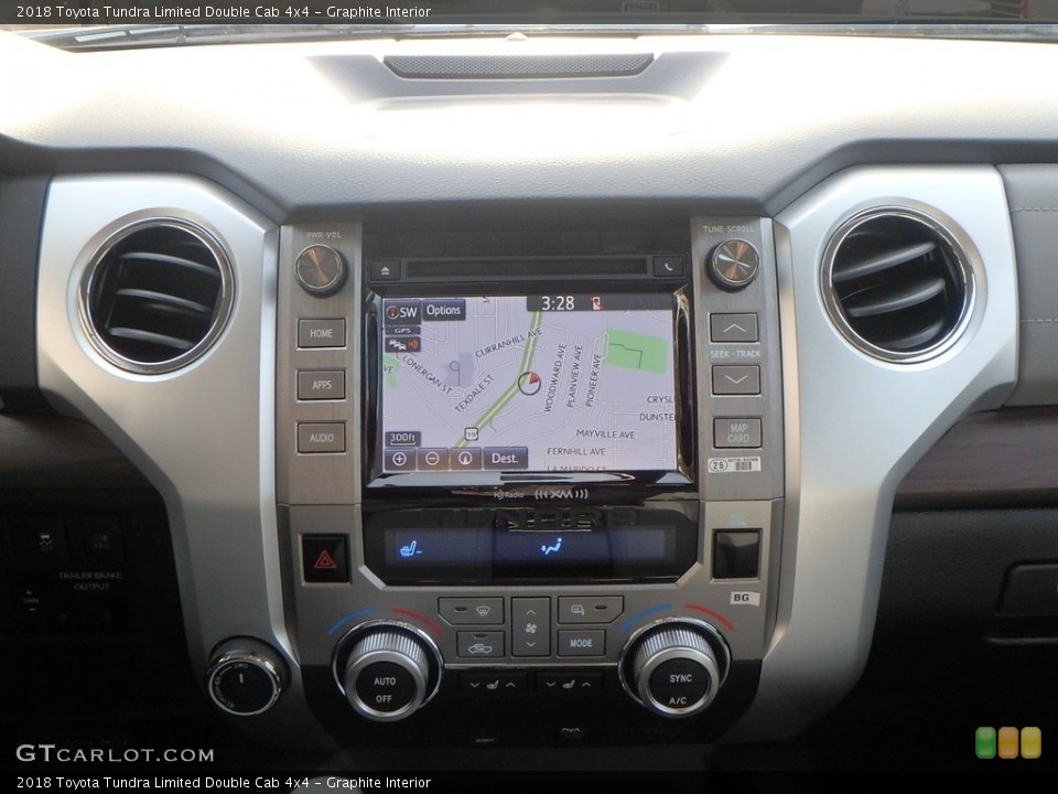 Graphite Interior Navigation for the 2018 Toyota Tundra Limited Double Cab 4x4 #125394942