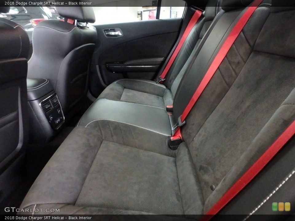 Black Interior Rear Seat for the 2018 Dodge Charger SRT Hellcat #125399244