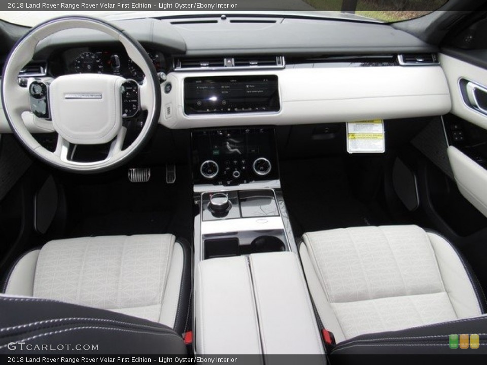 Light Oyster/Ebony Interior Dashboard for the 2018 Land Rover Range Rover Velar First Edition #125427385