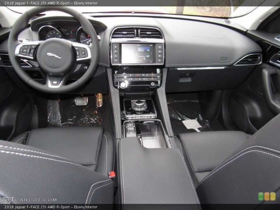Ebony Interior Dashboard for the 2018 Jaguar F-PACE 25t AWD R-Sport #125427628