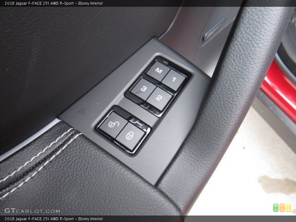 Ebony Interior Controls for the 2018 Jaguar F-PACE 25t AWD R-Sport #125427766