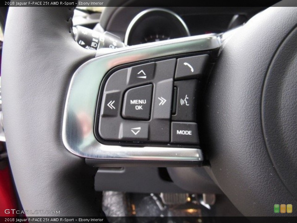 Ebony Interior Controls for the 2018 Jaguar F-PACE 25t AWD R-Sport #125427784