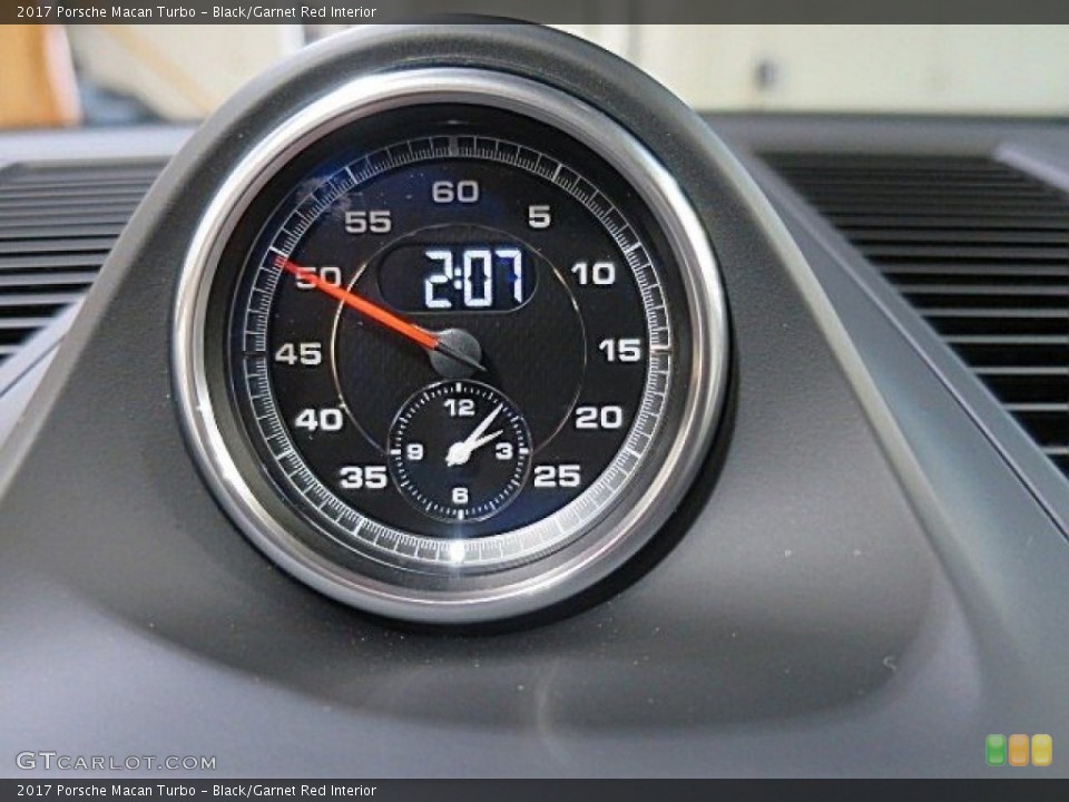 Black/Garnet Red Interior Gauges for the 2017 Porsche Macan Turbo #125437759