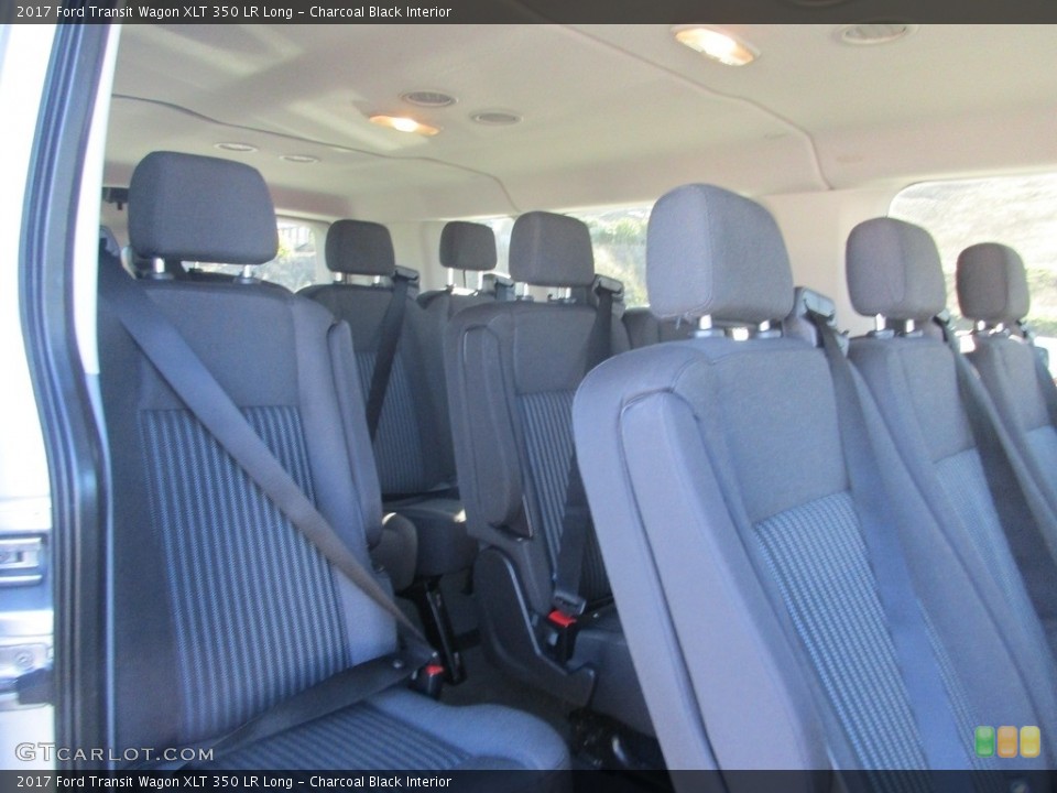 Charcoal Black Interior Rear Seat for the 2017 Ford Transit Wagon XLT 350 LR Long #125439559