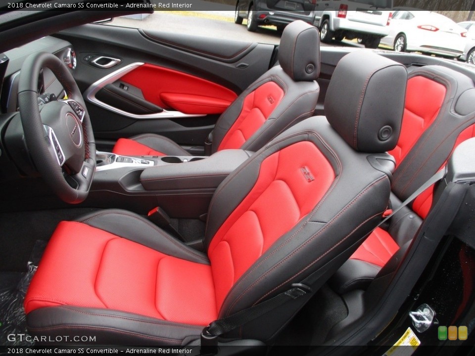 Adrenaline Red 2018 Chevrolet Camaro Interiors