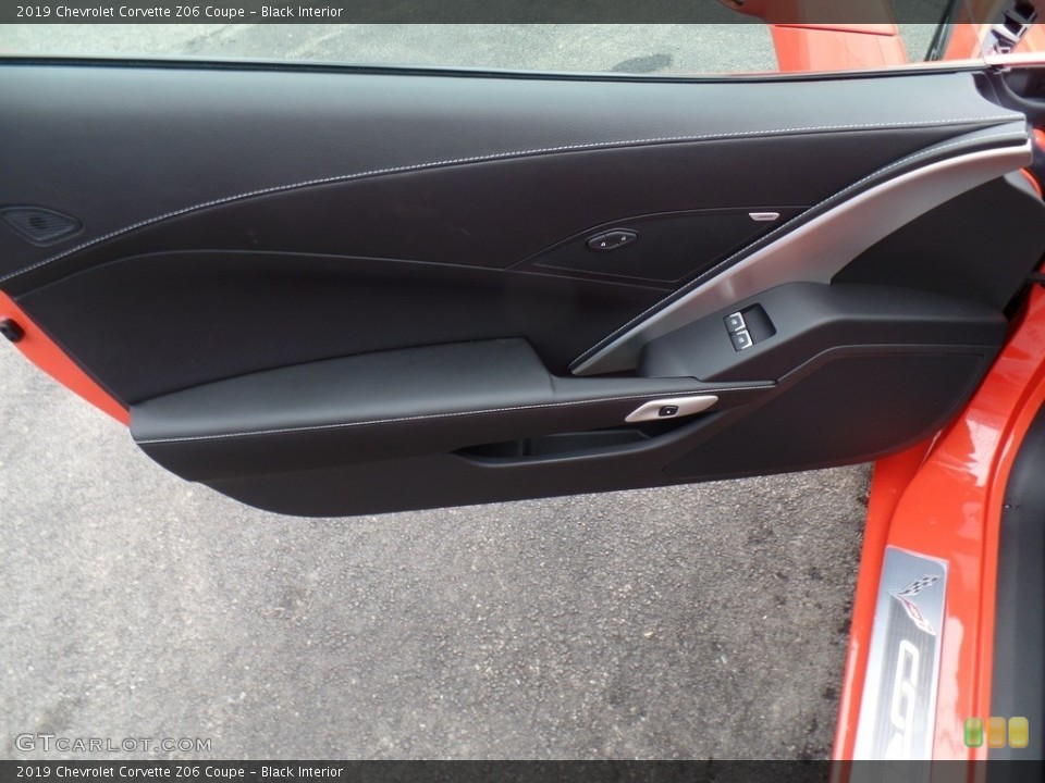 Black Interior Door Panel for the 2019 Chevrolet Corvette Z06 Coupe #125445631