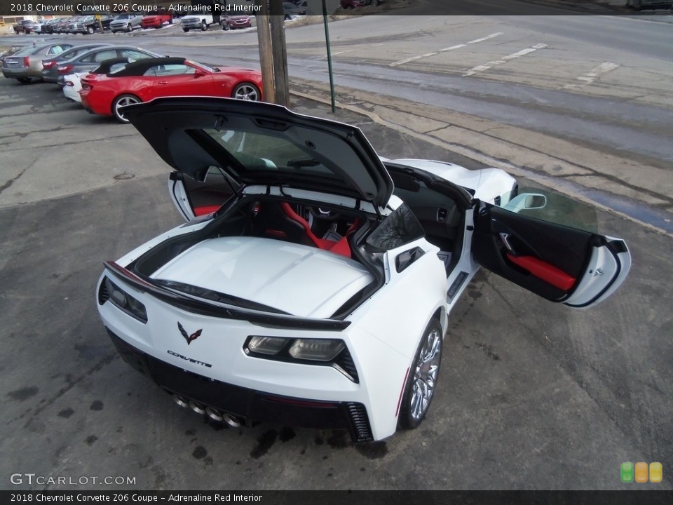 Adrenaline Red Interior Trunk for the 2018 Chevrolet Corvette Z06 Coupe #125447806