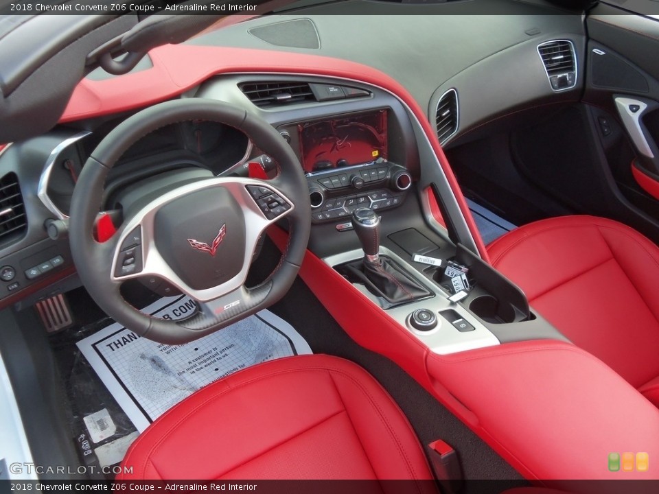 Adrenaline Red Interior Photo for the 2018 Chevrolet Corvette Z06 Coupe #125447971