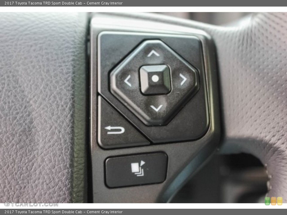 Cement Gray Interior Controls for the 2017 Toyota Tacoma TRD Sport Double Cab #125454330