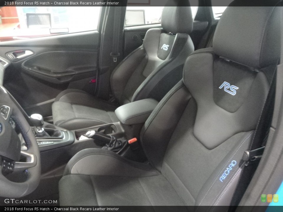 Charcoal Black Recaro Leather 2018 Ford Focus Interiors