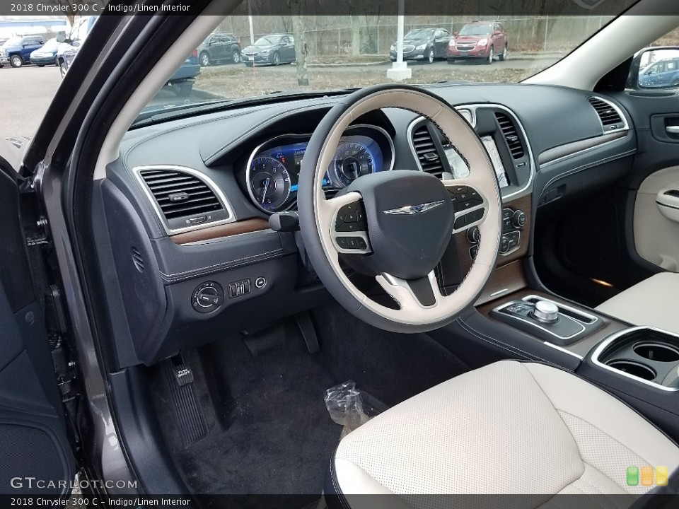 Indigo/Linen Interior Photo for the 2018 Chrysler 300 C #125460745