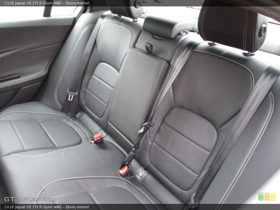 Ebony Interior Rear Seat for the 2018 Jaguar XE 25t R-Sport AWD #125461875