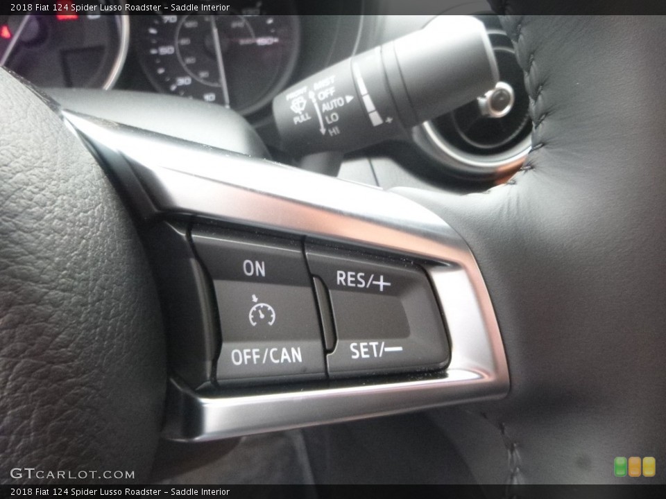 Saddle Interior Controls for the 2018 Fiat 124 Spider Lusso Roadster #125461998