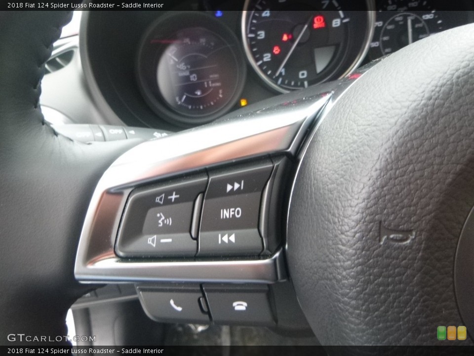 Saddle Interior Controls for the 2018 Fiat 124 Spider Lusso Roadster #125462025