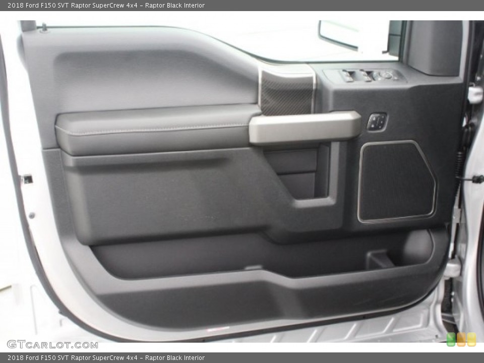 Raptor Black Interior Door Panel for the 2018 Ford F150 SVT Raptor SuperCrew 4x4 #125473251