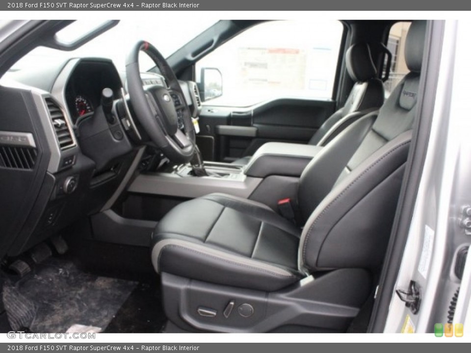 Raptor Black Interior Front Seat for the 2018 Ford F150 SVT Raptor SuperCrew 4x4 #125473275