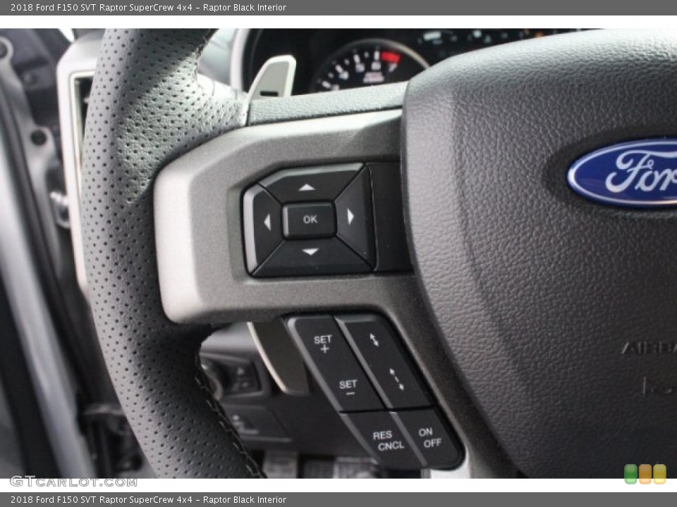 Raptor Black Interior Controls for the 2018 Ford F150 SVT Raptor SuperCrew 4x4 #125473359