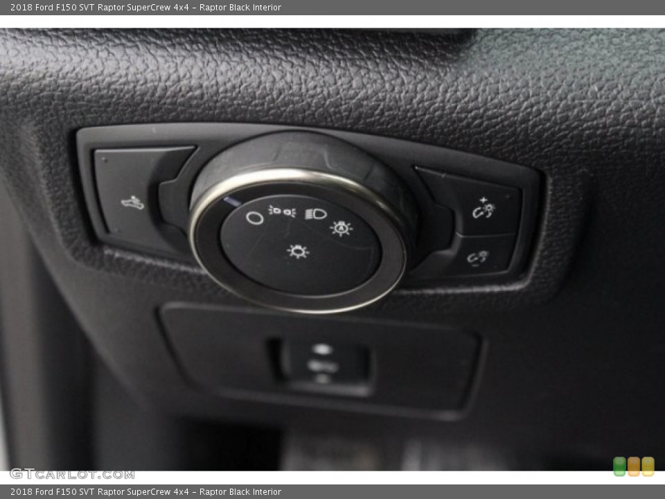 Raptor Black Interior Controls for the 2018 Ford F150 SVT Raptor SuperCrew 4x4 #125473392