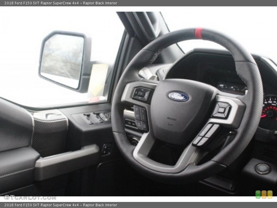 Raptor Black Interior Steering Wheel for the 2018 Ford F150 SVT Raptor SuperCrew 4x4 #125473443