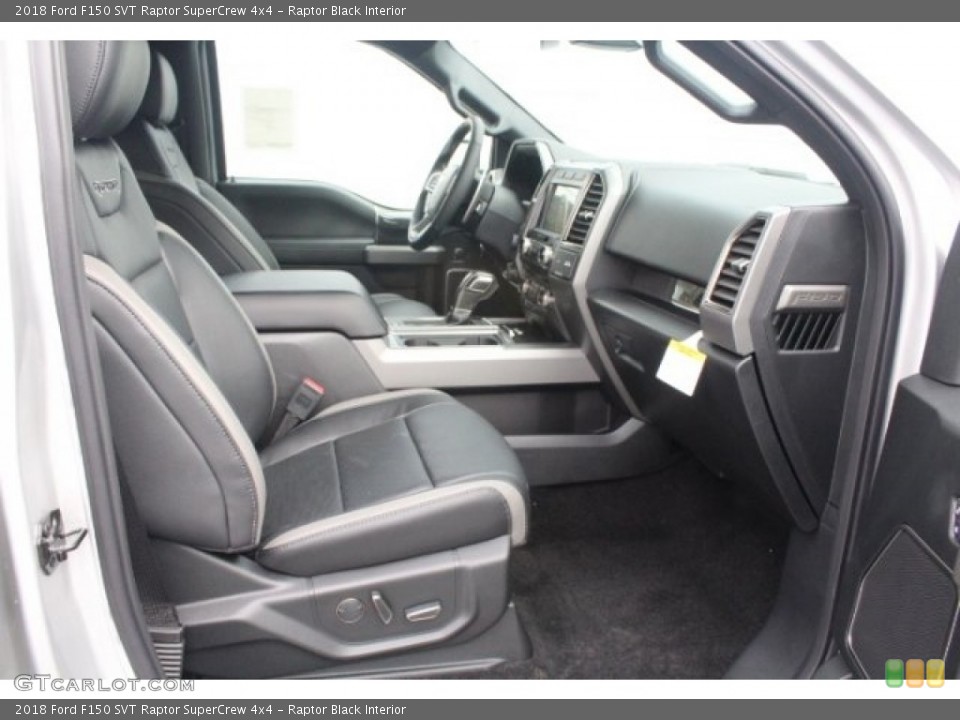 Raptor Black Interior Front Seat for the 2018 Ford F150 SVT Raptor SuperCrew 4x4 #125473515